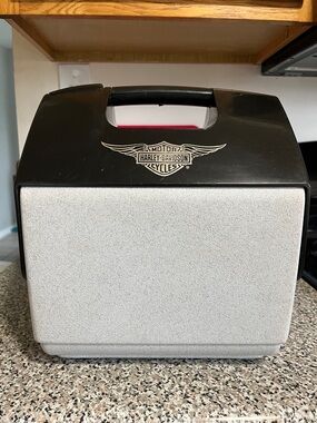 Harley-Davidson Two-Tone Portable Cooler - Black & Light Gray